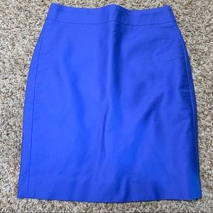 J. Crew Royal Blue Skirt 0P